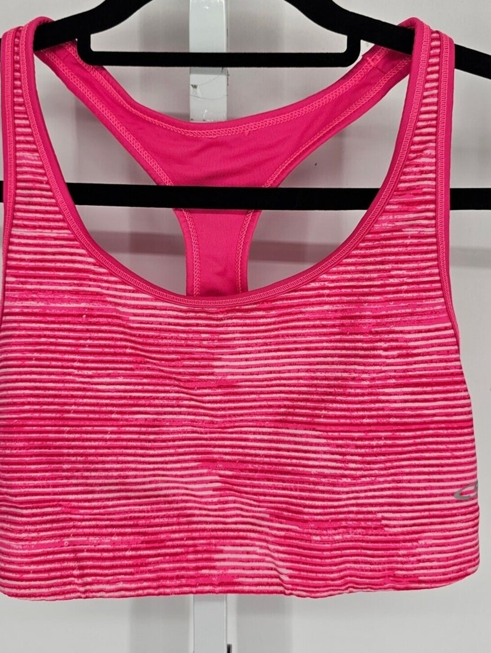 C9 by Champion Womens Sz M Reversible Racerback Sports Bra Pink